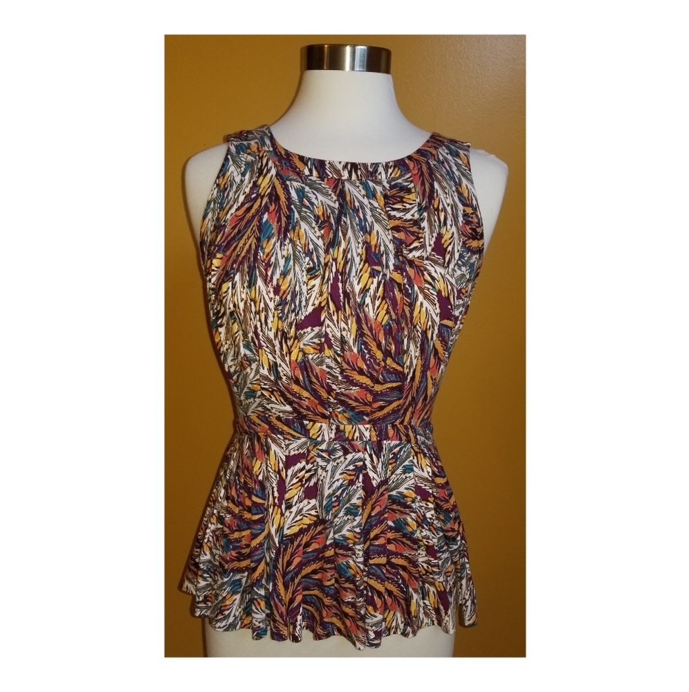 Anthropologie Deletta Corbara Pleated Top Small - Picture 3 of 5